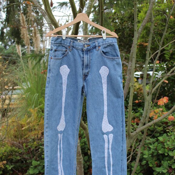 Upcycled Levi's Jeans - Picture 6 of 8